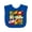 Royal Blue, variant on Inktastic My Grandpa Loves Me Superhero Boys or Girls Baby Bib