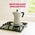 thumbnail image 4 of HIC Kitchen Heat Diffuser Reducer Flame Guard Simmer Plate, Stainless Steel, 4 of 7