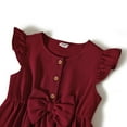 PatPat Family Matching Dresses Burgundy Baby Girl 36 Months Mommy and