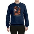 thumbnail image 2 of If It's Not a Dachshund It's Just a Dog Gift | Mens Dog Lover Crewneck Graphic Sweatshirt, Vintage Heather Navy, Medium, 2 of 3
