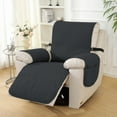 thumbnail image 5 of Lavish Cover 100% Waterproof Recliner Chair Cover, 1 Piece Non-Slip Recliner Chair Slipcovers, Washable Furniture Protector with Pockets & Elastic Straps for Kids Pets, 23 inch, Dark Gray, 5 of 8