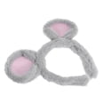 thumbnail image 4 of FELTECHELECTR Diadema con orejas de ratón: Orejas de peluche para fiesta de cumpleaños de niño y niña. Disfraz de rata para cosplay, ideal para fiestas temáticas de Halloween y carnaval., 4 of 7