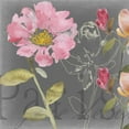 thumbnail image 2 of Mosley, Kiana 15x15 Gold Ornate Wood Framed with Double Matting Museum Art Print Titled - Joie de Vivre I, 2 of 4