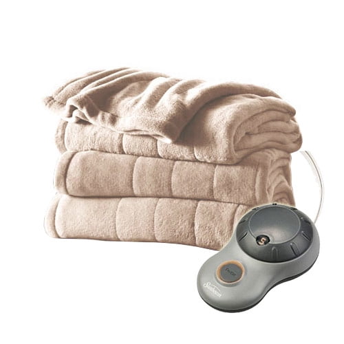 Sunbeam Heated Electric Blanket, Twin Size Bed Electric Blanket