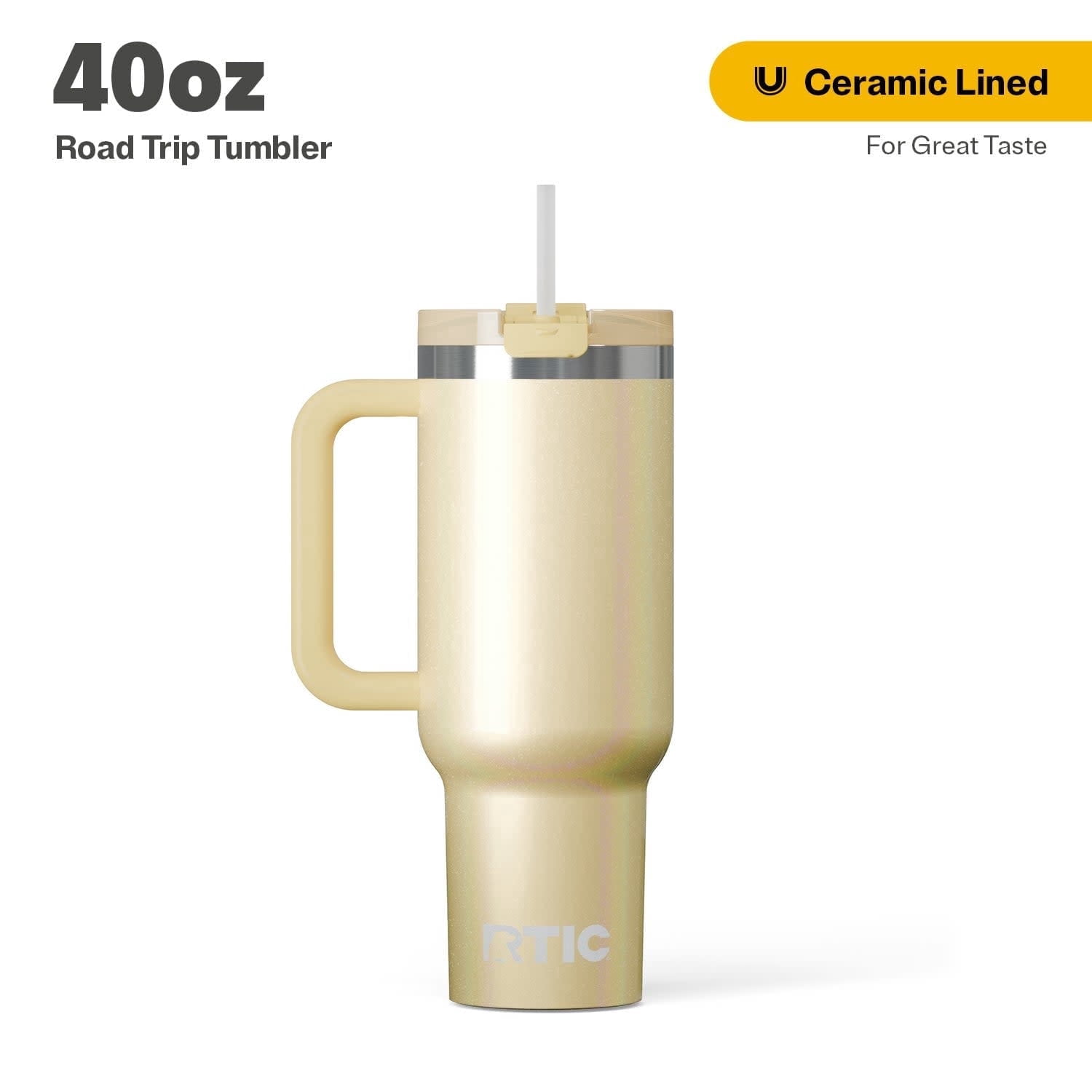 Rtic Road Trip Tumbler, 40 oz, Ceramic Lined photo 1