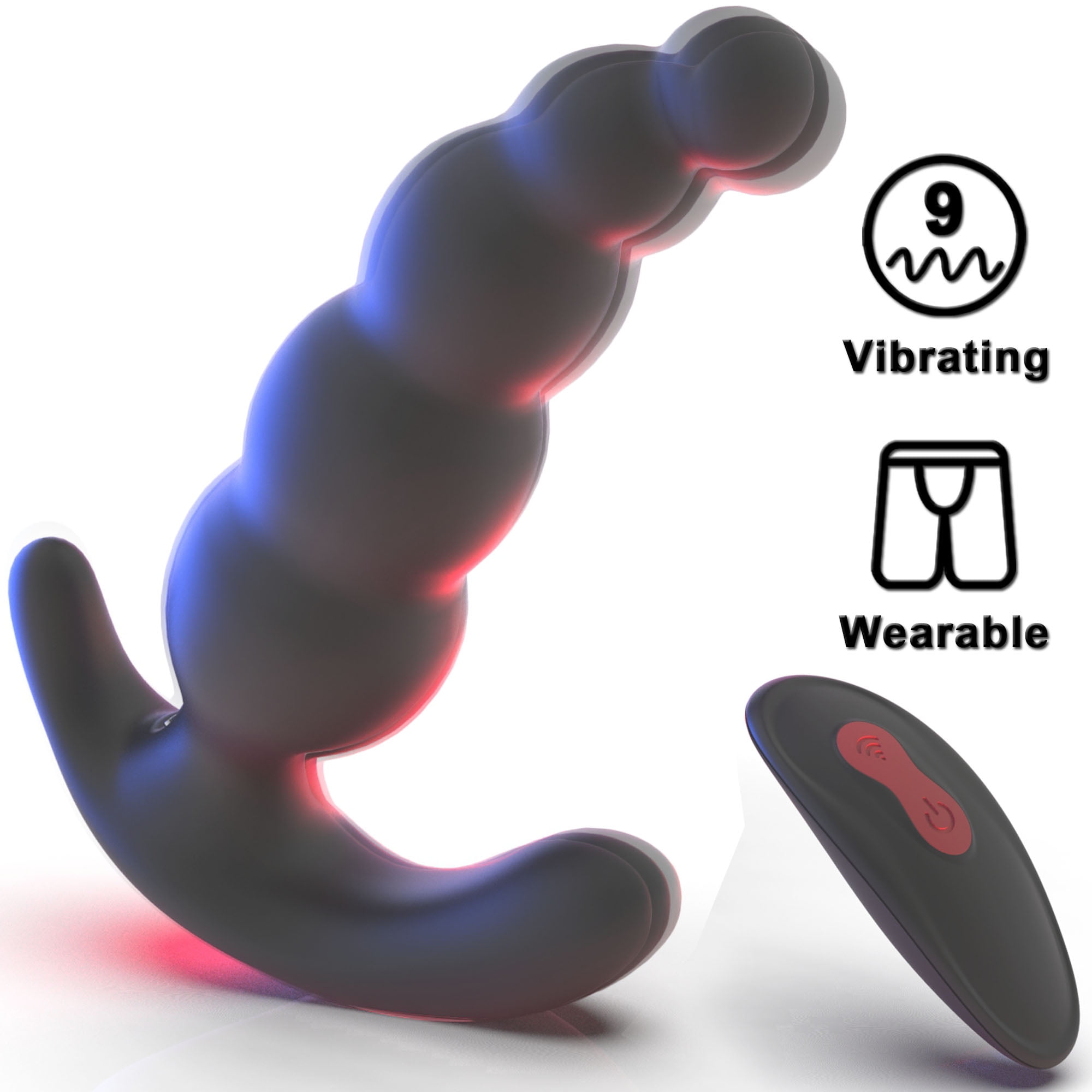EXDOLL Remote Control Sex Toys Anal Beads Vibrator Adult Toys Butt Plug Sex Toys Prostate Massager G-Spot Stimulator Accessories for Male Female Couple Pleasure Sex Toys & Games