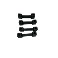 thumbnail image 1 of 2pcs Rectangular Rubber Feet Pads Speakers Anti-Skid Replacement Feet Caps for Speaker Stands Audio Equipment Accessories, 1 of 3