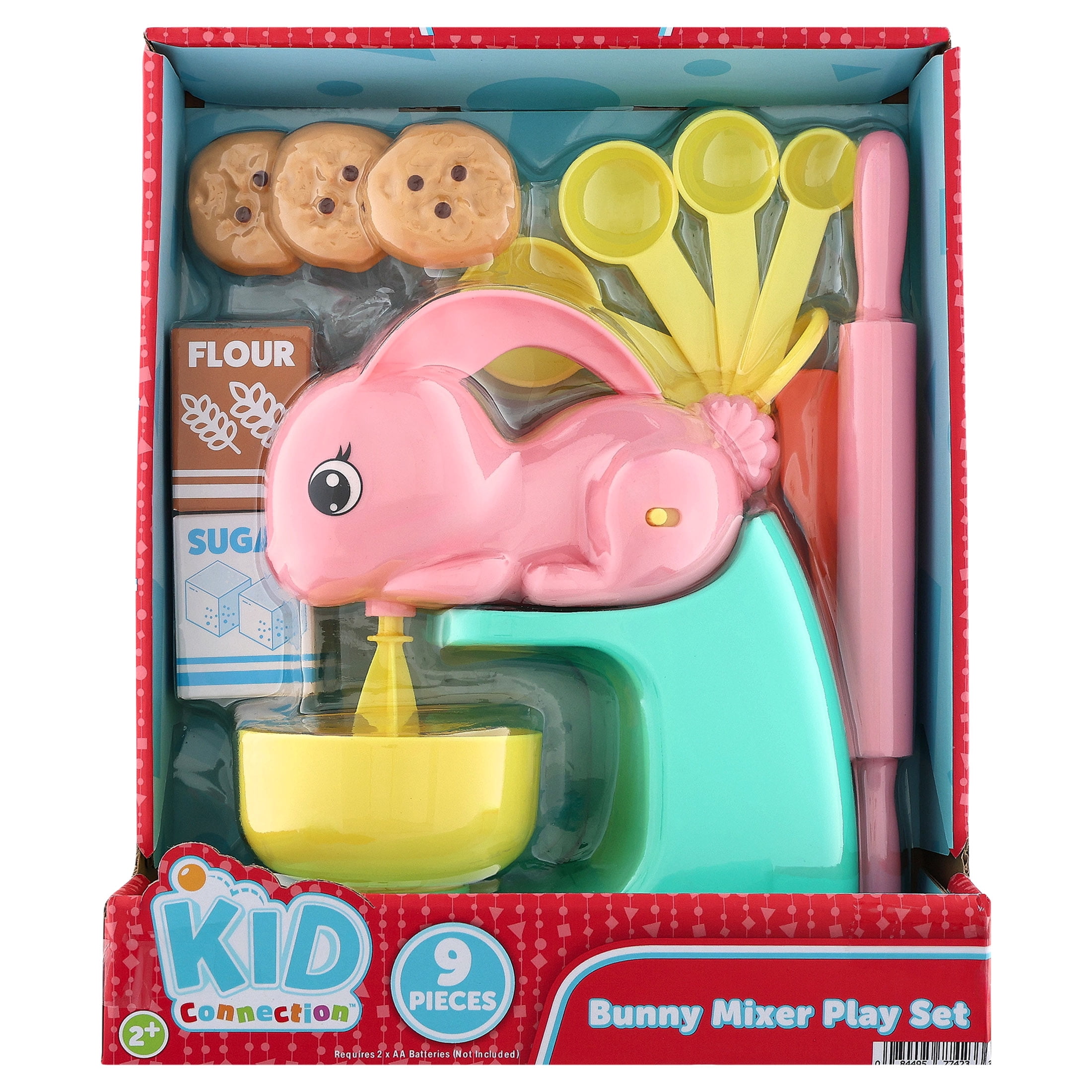 Kid Connection Bunny Mixer Pretend Play Set, 9 Pieces