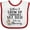 White and Red, variant on Inktastic Vet Tech Mom Veterinary Technician Girls Baby Bib