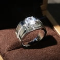 thumbnail image 2 of Fashion Retro Simple Men's Ring, 2 of 5