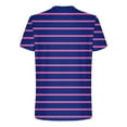 thumbnail image 4 of PNTUTB Men's Fashion Color-blocked Stripes Casual Athletic Comfort Loose Crew Neck Short Sleeve T-shirts, 4 of 6