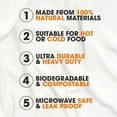 thumbnail image 2 of Cheer Collection Compostable 9 Inch Paper Plates, Natural, 100 Pack, 2 of 5