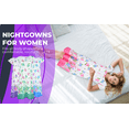 thumbnail image 2 of JEFFRICO Womens Nightgowns Sleepwear Soft Pajama Dress Nightshirts, 2 of 5