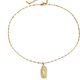 thumbnail image 1 of Collar de la Virgen María - Colgante de la Virgen María | Colgante de cadena plana para mujer |, 1 of 1