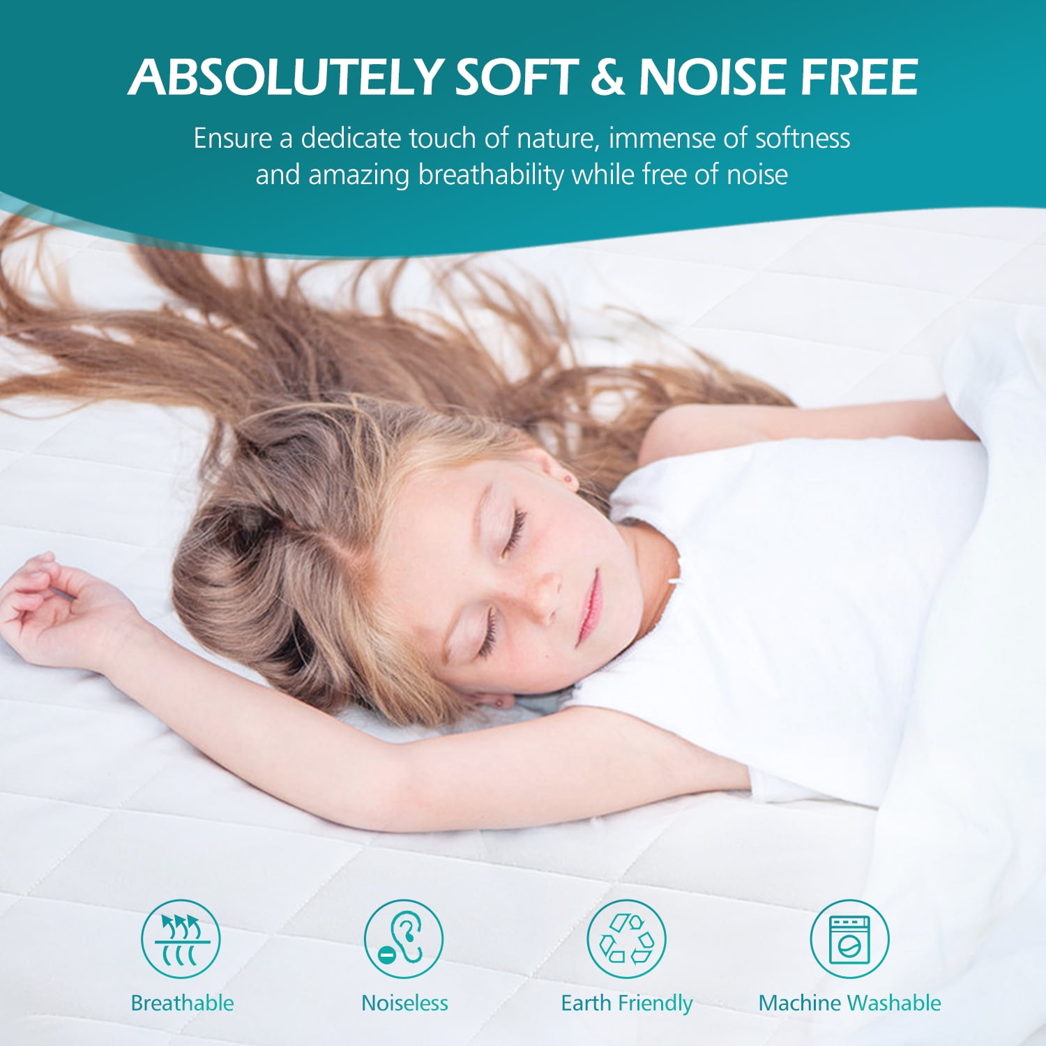 JML Waterproof Mattress Protector Cover Queen