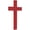 Dark Red, variant on 1 Pc Wood Crafted Cross, Dark Red Wooden Wall Cross, Hanging Cross Decoration Religion Wall-Mounted Cross for Home Church Decoration