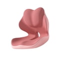 thumbnail image 2 of Cojín asiento y respaldo espuma viscoelástica transpirable y multifuncional con funda extraíble soporte ergonómico para la espalda, ideal para Rojo rosa, 2 of 10
