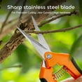 thumbnail image 2 of LAICAIW 6 Packs Pruning Shears Gardening Hand Pruning Snips with Straight Stainless Steel Precision Blades, 2 of 7