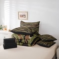 thumbnail image 6 of Castle Fairy Teens Female Men Camouflage Bedding Comforter Set,Geometric King Bedding Sets, 6 of 8