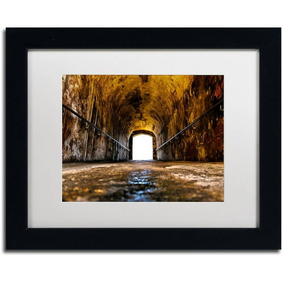 Trademark Fine Art "Castillo de San Felipe del Morro 13" Canvas Art by CATeyes, White Matte, Black Frame