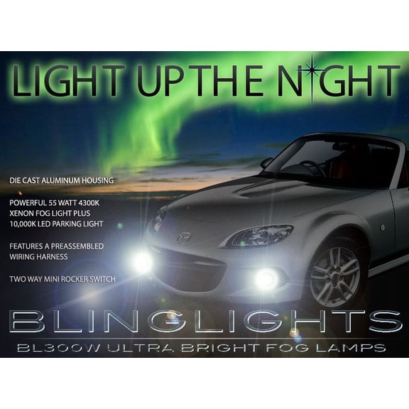 For 2013 2014 Mazda MX-5 Xenon Fog Lamps Lights Miata NC Kit