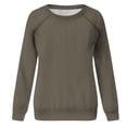 thumbnail image 4 of CEHVOM Chemises Décontractées à Manches Longues pour Femmes, Chandail en Molleton à Col Rond Imprimé, Tunique Ample en Liquidation, 4 of 7