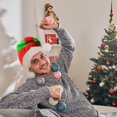 thumbnail image 4 of Minzimin Santa Hat Xmas Holiday Hat for Adults Unisex Christmas Hats for Christmas Holiday Party Supplies, 4 of 6