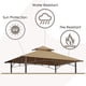 thumbnail image 2 of Lona de Repuesto para Toldo de Gazebo para Parrilla Hugline 5x8 L-GG001PST-F, 2 of 5