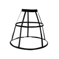thumbnail image 3 of BLESIYA Cage Hoop Skirt Petticoat Crinoline Pannier Petticoat for Party Prom Cosplay Black, 3 of 8