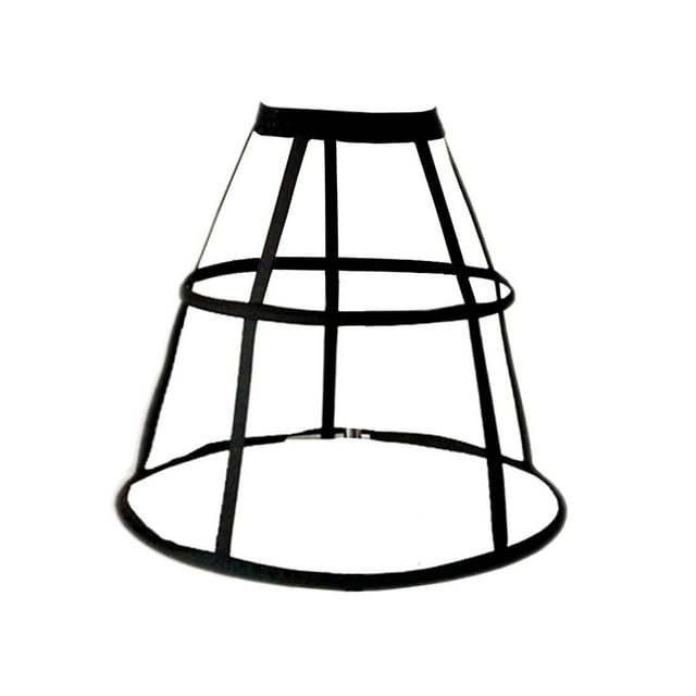 crativent Jupon Cerceau Cage Jupon Crinoline pour Robe de Bal Mariage Noir 50cm