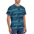 thumbnail image 5 of Rocae Turtles and Waves for Men's Moisture-Wicking Crew Tee - T-Shirt for Sports, Outdoor Activities, and Casual Wear, 5 of 9