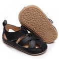 thumbnail image 3 of Summer Toddler Infants Boys Girls Hollow Summer Sandals Prewalker Soft Sole Crib Shoes, 3 of 4