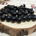 thumbnail image 5 of Ruanlalo 100 Pcs Black Plastic Toy Eyes Safety DIY 6-14mm for Teddy Bear Animal Dolls 7 mm, 5 of 6