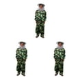 thumbnail image 1 of Wweixi Ventilated Jacket For Beekeeper Lightweight And Essential Gear Universal Protective Beekeeping Suit Durable Easy To green camo XL 3Set, 1 of 6