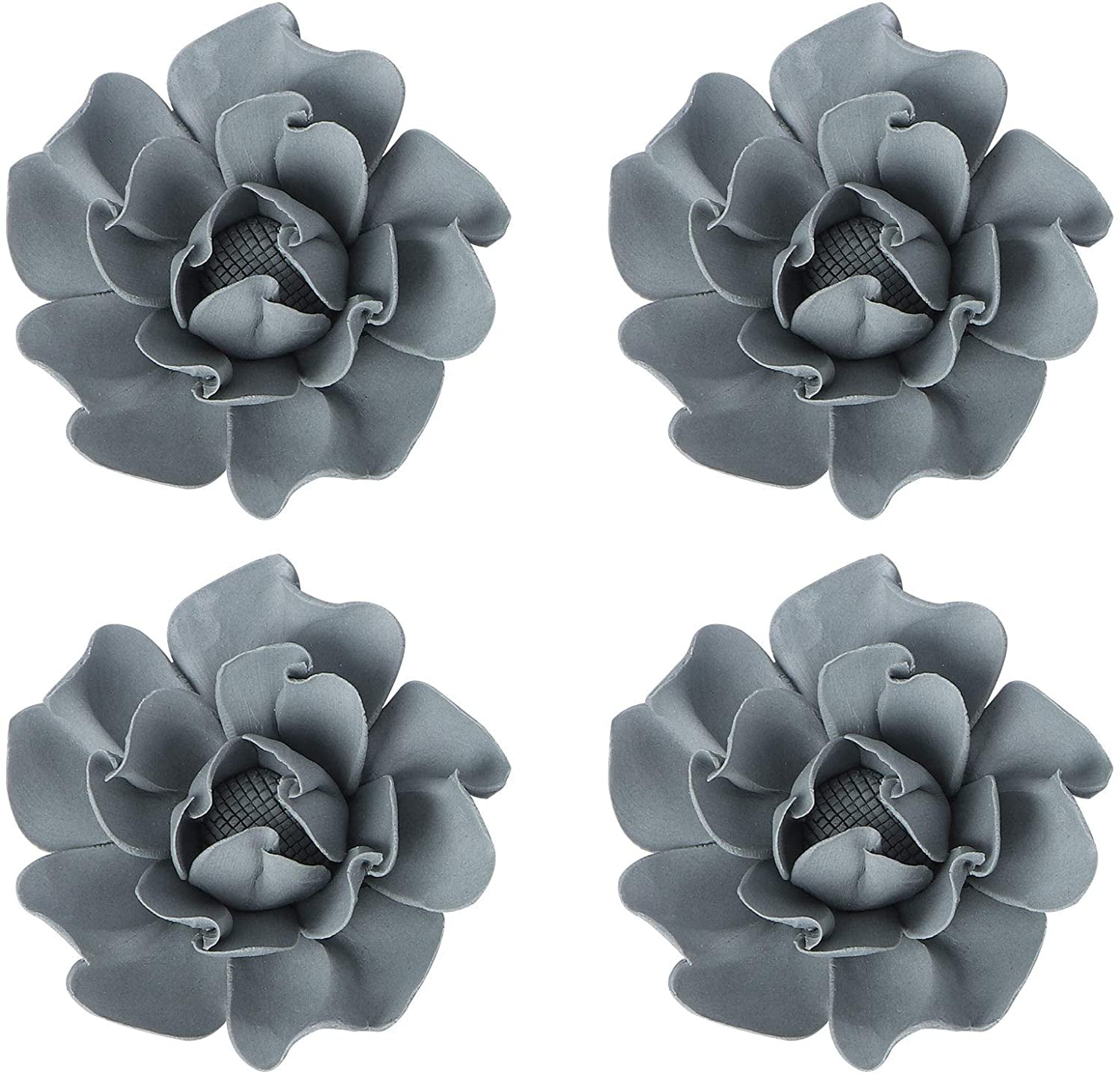 Wall Decoration for Living Room Bedroom Wall Hanging 3D Wall Art Ceramic Flower 