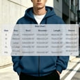 thumbnail image 4 of Jackets for Men Classic Hooded Zip Up Long Sleeve Solid Color Everyday Jacket, 4 of 9