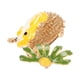 thumbnail image 5 of Broche de flor de erizo de dibujos animados para hombre y mujer, alfiler de aleación verde amarillo, esmalte exquisito, broche de animal, joyería, 5 of 10