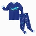 thumbnail image 6 of CAUYDY 2T 3T 4T 5T 24Months Baby Pjs for Boys Toddler Fall Winter Clothes Set Long Sleeved Shirt and Elastic Pants 2 Piece Little Kid Boys Outfits Cute Sizes 4-5 Years,Blue, 6 of 6