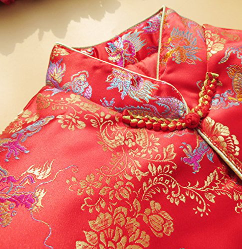 CRB Fashion Boys Kid Children Chinese New Years Tang Oriental Cheongsam Clothes Asian Jacket Top Coat