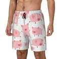 thumbnail image 2 of Gaeub Kawaii Pigs Mens Swim Trunks Stretch Beach Shorts Quick Dry for Men Swim Shorts Swimwear with Pockets- XX-Large, 2 of 9