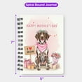 thumbnail image 5 of Happy Mother's Day German Shorthaired Pointer Love Dog Mom Heart Flower Spiral Bound Journal GSP Lover Dog Gift 5x7in Spiral Notebook - 12004, 5 of 5