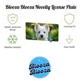 thumbnail image 2 of West Highland White Terrier Westie Dog Puppy Photo Metal Novelty License Plate, 2 of 7