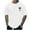 White, variant on T-shirts for Men Print Coconut Tree Blouses Round Neck Casual Short Sleeve Round-Neck Top Black XXXXL Mens Tops