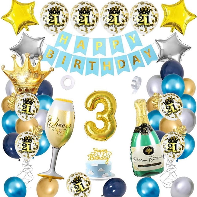 Globos De Cumpleaños Globo De Aluminio 0-9 Juego De Globos Con Números Suministros Para Fiestas Eigraketly HA041431-02