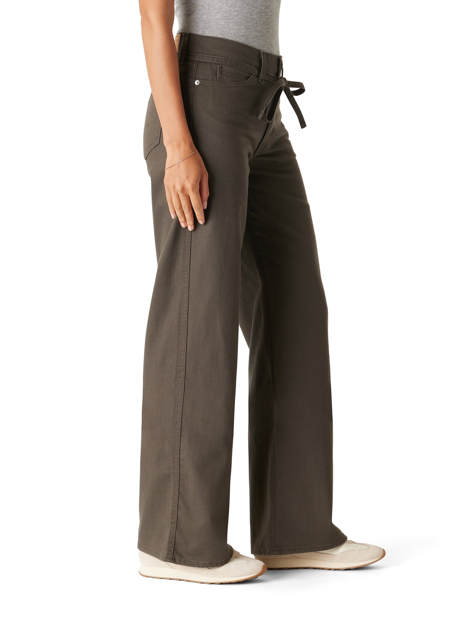 Levi Strauss Signature Women's and Women's Plus Vintage Belted Wide Leg, Sizes 2-16