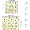 thumbnail image 3 of FREEAMG Many Lemons Dish Drying Mat - 18 x 24inch- Extra Large Microfiber Dish Draining Mat, Counter top Mat, Microfiber Multi-Purpose Counter Rack Sink Drainer Pad, 3 of 7