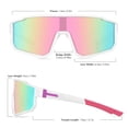 thumbnail image 2 of Gafas de Sol Polarizadas UV400 para Jóvenes en Deportes de Béisbol con Montura TR90, 2 of 7