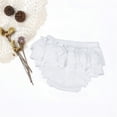 thumbnail image 2 of Girls Underwear,Shorts Bloomers Baby Girls Boys Solid Spring Summer Shorts Ruffle PP Comfortable Bottoms Shorts,Girls Clothes,White,0-6 Months, 2 of 5