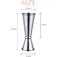thumbnail image 2 of Jigger de cóctel JanHm de acero inoxidable 30 ml/60 ml Para bar, 2 of 5