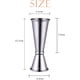 thumbnail image 2 of Jigger de cóctel JanHm de acero inoxidable 30 ml/60 ml Para bar, 2 of 5